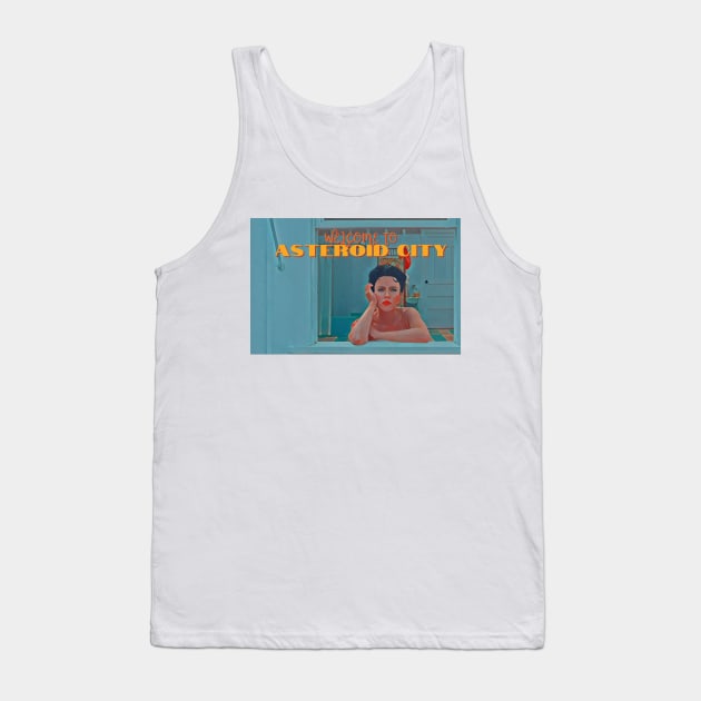 Asteroid City Postcard Midge Campbell Tank Top by Chelsea Seashell